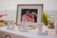 wedding details for welcome table
