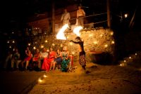 Warm the party up with fire dancers!