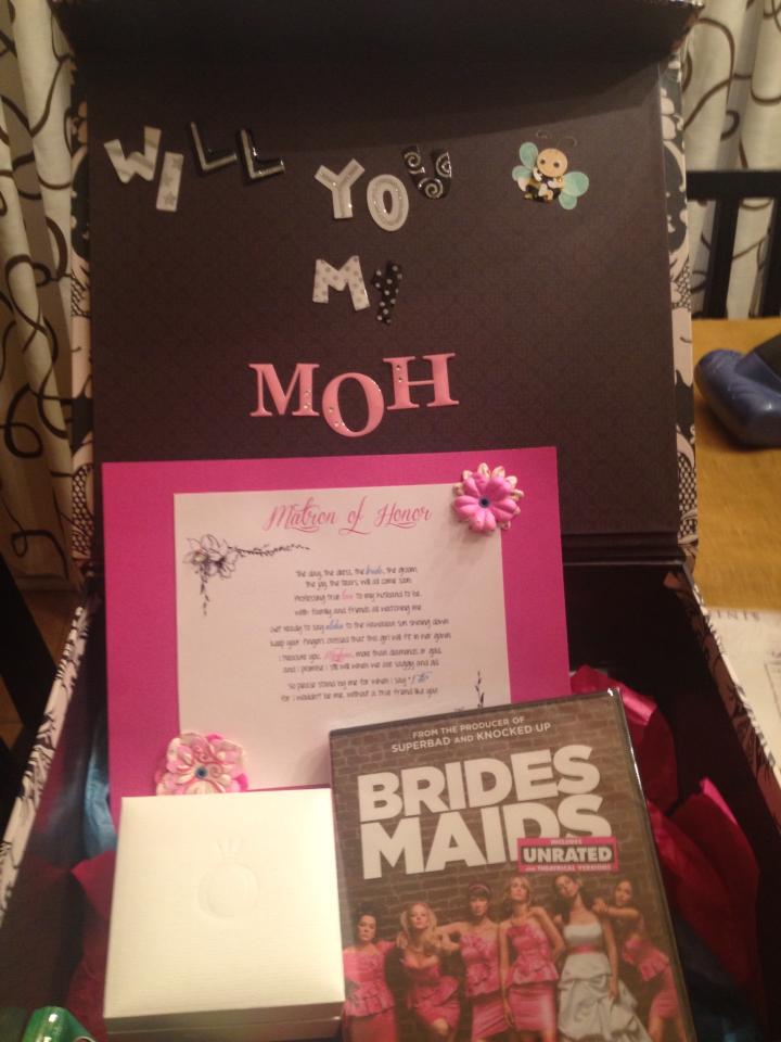 will you be my maid of honor?!