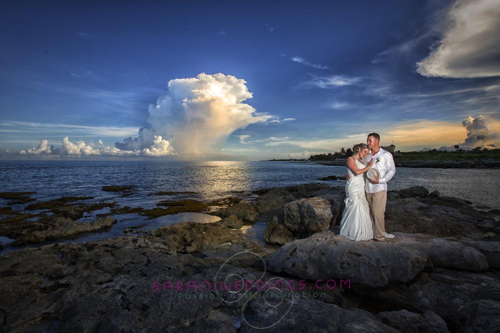 A Romantic Beach Destination Wedding, Mayan Riviera