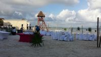 Beach BBQ/ welcome party setup 