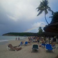 Rainbow over Dickinson Bay