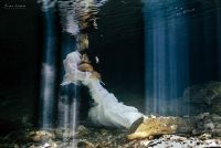Vianey+Chris - Underwater cenote trash the dress Photography - Ivan Luckie Photography-2.jpg