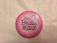 bridesmaid button