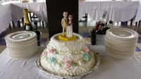 Wedding Cake with Topper