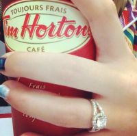 Most Canadian engagement ring photo!