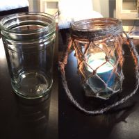 DIY candle jars