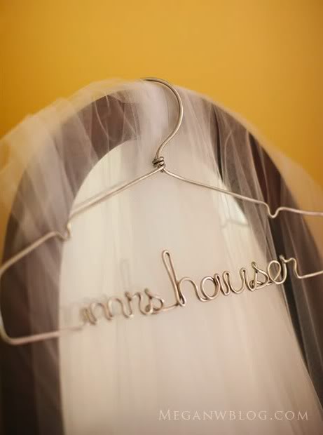 Personalized Hanger for Your Dress - Mrs Tyler