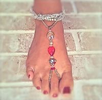 {Red-i} By Chelsea One of a Kind Barefoot Jewelry