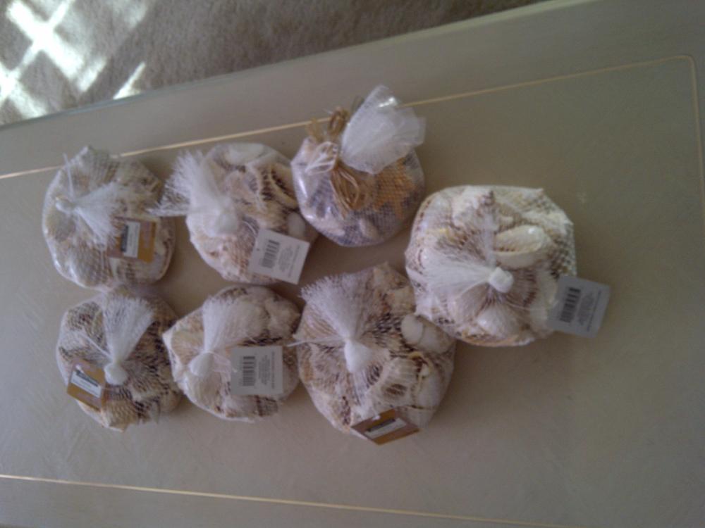 Bags of seashells