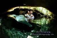 An amazing cenote in the jungle of mayan riviera with cave areas. Just a piece of paradise!