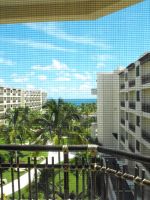 This is considered an ocean view, the privilege club suites are allocated closer to the beach area but could still be a min or so walk away.