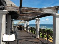 Tequila Terrace, a perfect location for a reception with a gorgeous sea view.