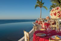 www.crystalwaterweddings.com Experienced travel agents who strongly value providing first class service and have a deep passion for destination weddings. 
Secrets Marquis Los Cabos.  An elegant wedding reception setup alongside the infinity pool features