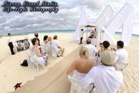 Beach wedding at the Royal Cancun, Mexico.
