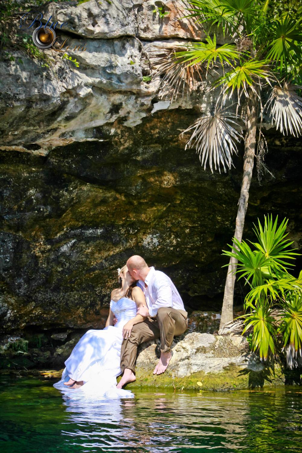 What a great Trash the Dress Session at the Cenote!!!